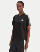 adidas Тишърт Firebird KD5574 Черен Loose Fit