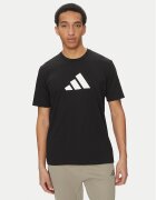 adidas Тишърт Future Icons 3 Bar Logo JI8770 Черен Regular Fit