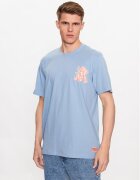 adidas Тишърт Graphic Glide T-Shirt IC5750 Светлосиньо Loose Fit