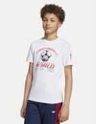 adidas Тишърт Graphic JV7694 Бял Regular Fit