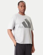 adidas Тишърт JM1707 Сив Loose Fit