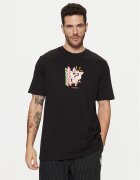 adidas Тишърт Kawaii JP2675 Черен Regular Fit