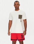 adidas Тишърт Lens Elevated Pocket Graphic JJ3928 Бял Loose Fit