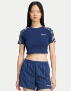 adidas Тишърт Liberty London 3-Stripes Infill Baby JC7788 Slim Fit