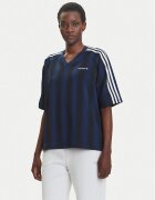 adidas Тишърт Linear JY2854 Тъмносин Oversize