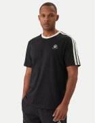 adidas Тишърт Lux Coffee Cafe Cup Graphic KG5413 Черен Loose Fit