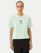 adidas Тишърт Mercedes - AMG Petronas Formula One Team Premium JY3077 Зелен Loose Fit