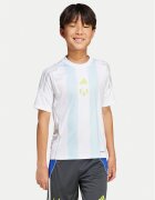 adidas Тишърт Messi Training JI5460 Бял Regular Fit
