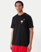 adidas Тишърт Mini Embroidery Basketball Graphic KB2526 Черен Regular Fit