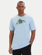 adidas Тишърт Novelty Mini Graphic JZ5038 Светлосиньо Regular Fit