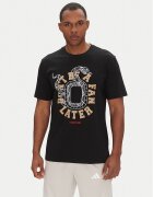 adidas Тишърт Overtime Spring Graphic JM0291 Черен Regular Fit