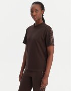 adidas Тишърт Seasonal Essentials Leopard Print KE8830 Кафяв Regular Fit