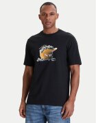 adidas Тишърт Snack Popcorn Graphic KD3928 Черен Regular Fit