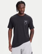 adidas Тишърт Stadium Crowd lJX7474 Черен Loose Fit