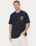 adidas Тишърт Street B JP4500 Тъмносин Loose Fit