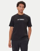 adidas Тишърт Terrex Classic Logo JF9143 Черен Regular Fit