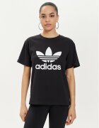 adidas Тишърт Trefoil IR9533 Черен Regular Fit