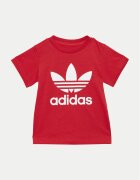 adidas Тишърт Trefoil IX5115 Червен Regular Fit