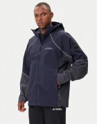 adidas Яке за дъжд Nat Geo Climaproof KC2343 Тъмносин Loose Fit