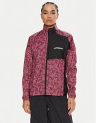 adidas Яке за джогинг Terrex Trail Running IM8143 Розов Regular Fit