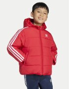 adidas Зимно яке adicolor JV8550 Червен Loose Fit