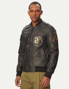 Aeronautica Militare Кожено яке 261PN5055U100839 Regular Fit