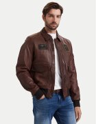 Aeronautica Militare Кожено яке 262PN0895U100839 Regular Fit
