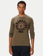 Aeronautica Militare Тениска с дълъг ръкав 262TS2570UJ00641 Regular Fit