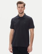Aeronautica Militare Тениска с яка и копчета 251PO1868P347 Тъмносин Regular Fit