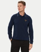 Aeronautica Militare Тениска с яка и копчета 262PO1653UP00082 Regular Fit