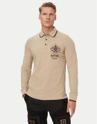 Aeronautica Militare Тениска с яка и копчета 262PO1942UP00400 Regular Fit