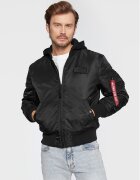 Alpha Industries Яке бомбър MA-1 Zip Hood Back Print 128113 Regular Fit