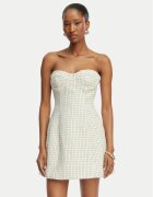 Bardot Коктейлна рокля Florine 60134DB Екрю Slim Fit