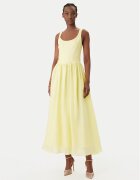 Bardot Коктейлна рокля Lawrence Scoop Neck 60309DB Жълт Regular Fit
