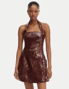 Bardot Коктейлна рокля Nevelle 59857DB2 Бордо Slim Fit