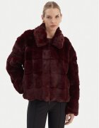 Bardot Кожено палто Sylvie 59474JB4 Relaxed Fit
