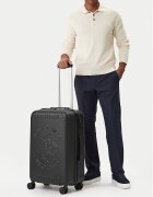 Beverly Hills Polo Club Среден куфар CEO-BHPC-M-001-08-BLACK