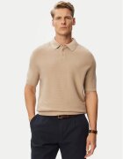 Beverly Hills Polo Club Тениска с яка и копчета P-SS26M-M7280BEI Regular Fit