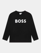 BOSS Блуза J25P25 D Черен Regular Fit