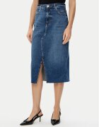 BOSS Дънкова пола midi 50512588 Slim Fit