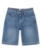 BOSS Дънкови шорти J51994 S Син Regular Fit