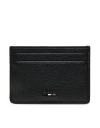 BOSS Калъф за кредитни карти Grained faux-leather card holder with signature details 50536513