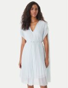 BOSS Коктейлна рокля Doplisse 50558254 Светлосиньо Relaxed Fit