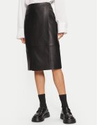 BOSS Кожена пола 50524021 Regular Fit
