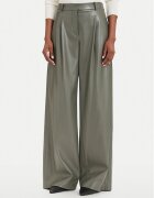 BOSS Панталони от имитация на кожа Tiana4-M 50564757 Wide Leg