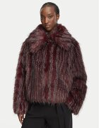 BOSS Кожено палто C_Cefura1 50568499 Relaxed Fit