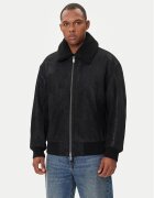 BOSS Кожено яке Jonier 50547567 Relaxed Fit