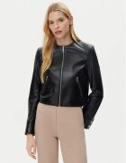 BOSS Кожено яке Sadenita 50531325 Regular Fit