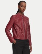 BOSS Кожено яке C_Saleste1 50545625 Regular Fit