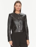 BOSS Кожено яке Samarie 50505500 Slim Fit